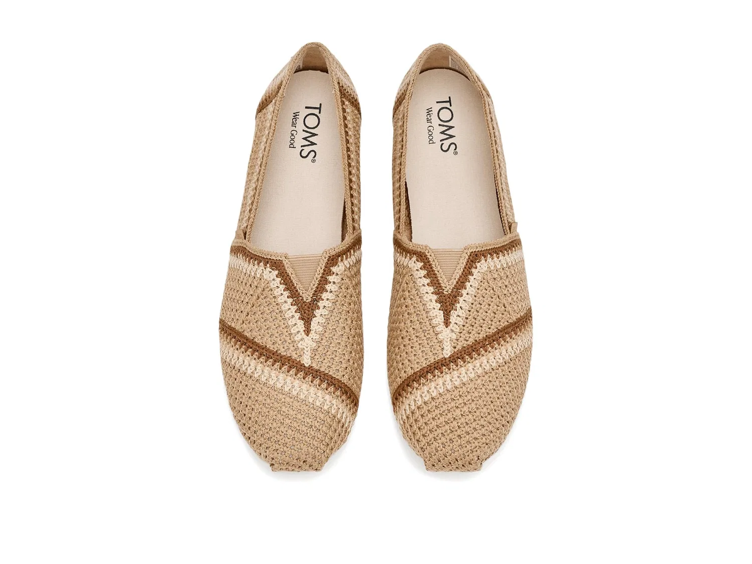 Детские лоферы TOMS, Dark Beige — фото 2