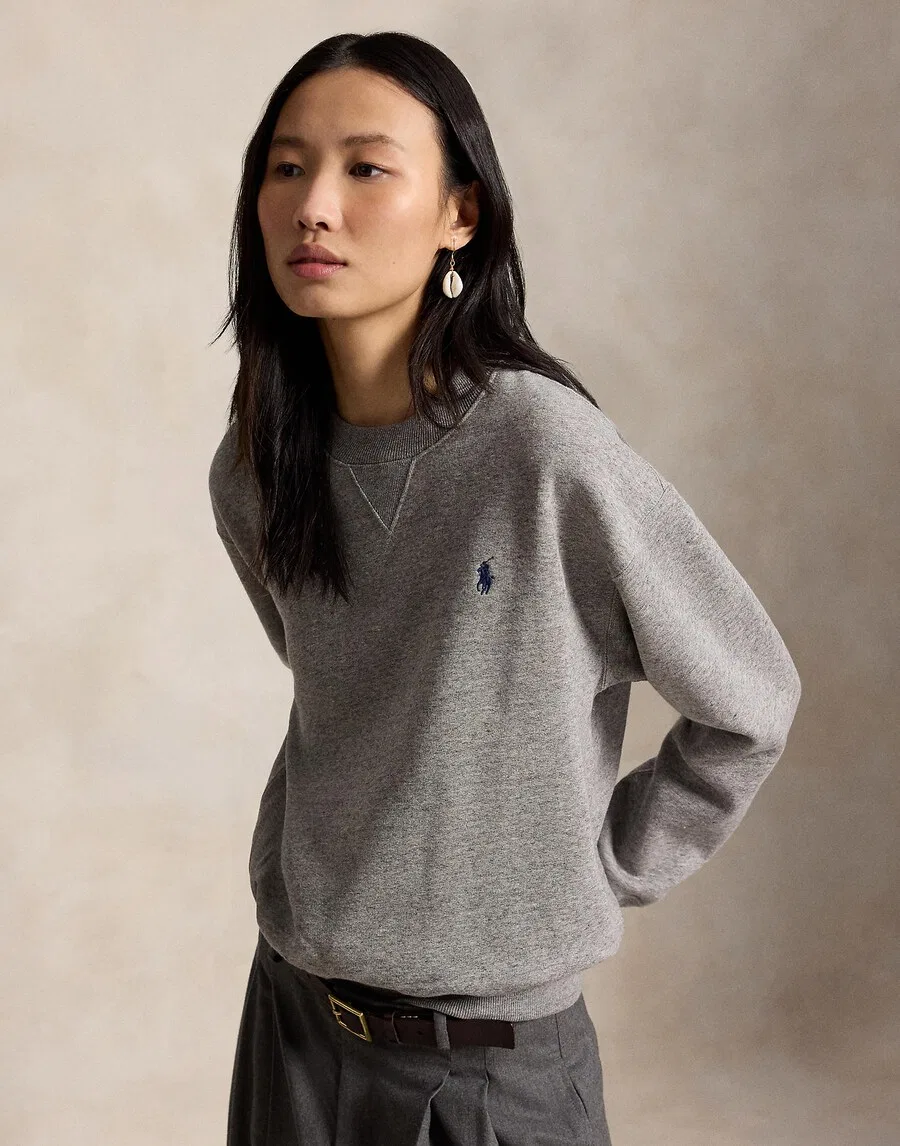 Свитшот Polo Ralph Lauren серого цвета — фото 2