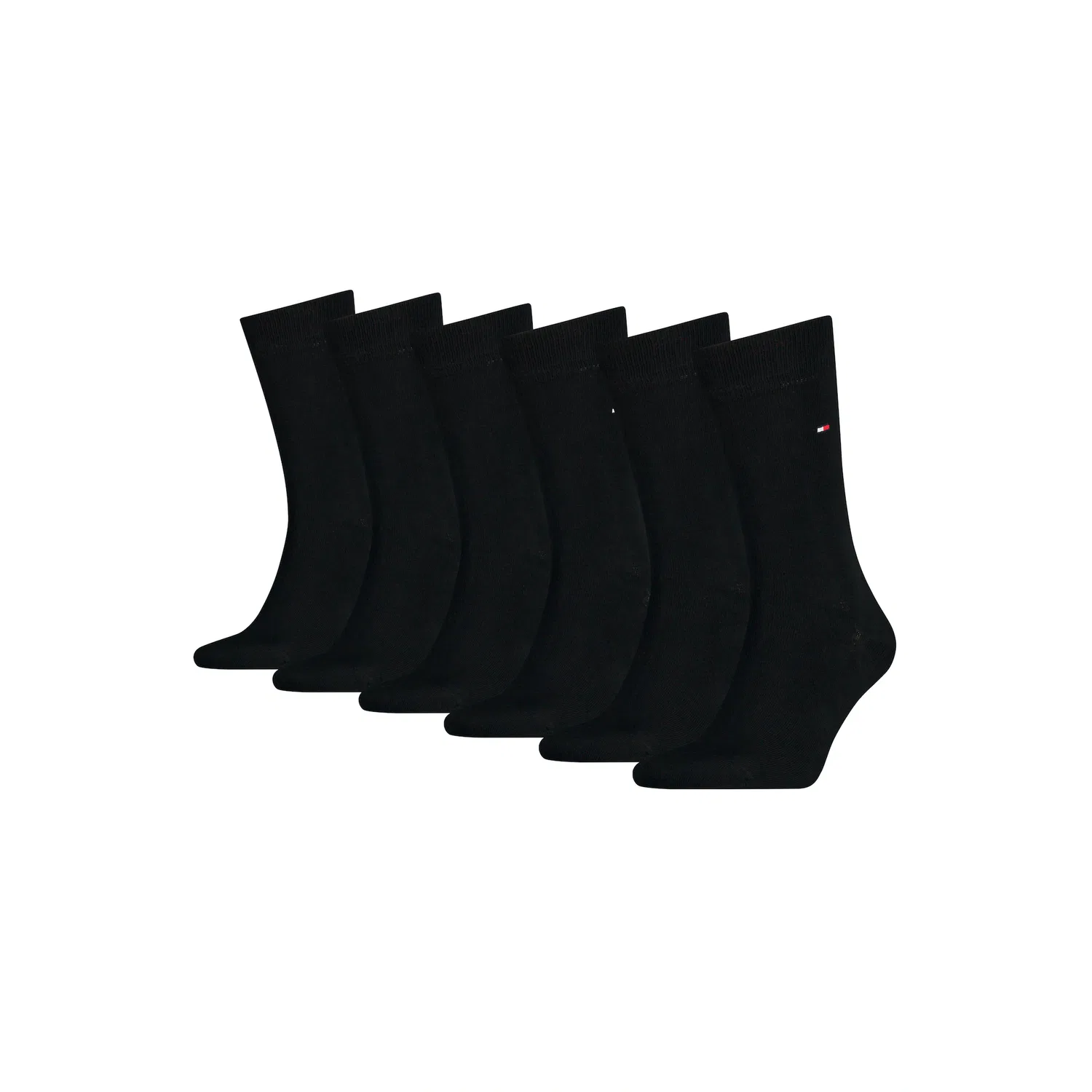 Мужские носки с двойной манжетой Tommy Hilfiger, Black