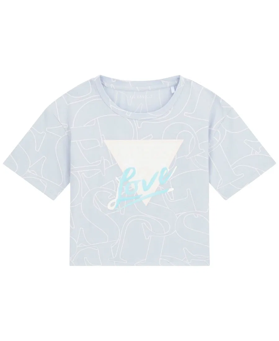 Футболка с коротким рукавом с логотипом GUESS, Blue