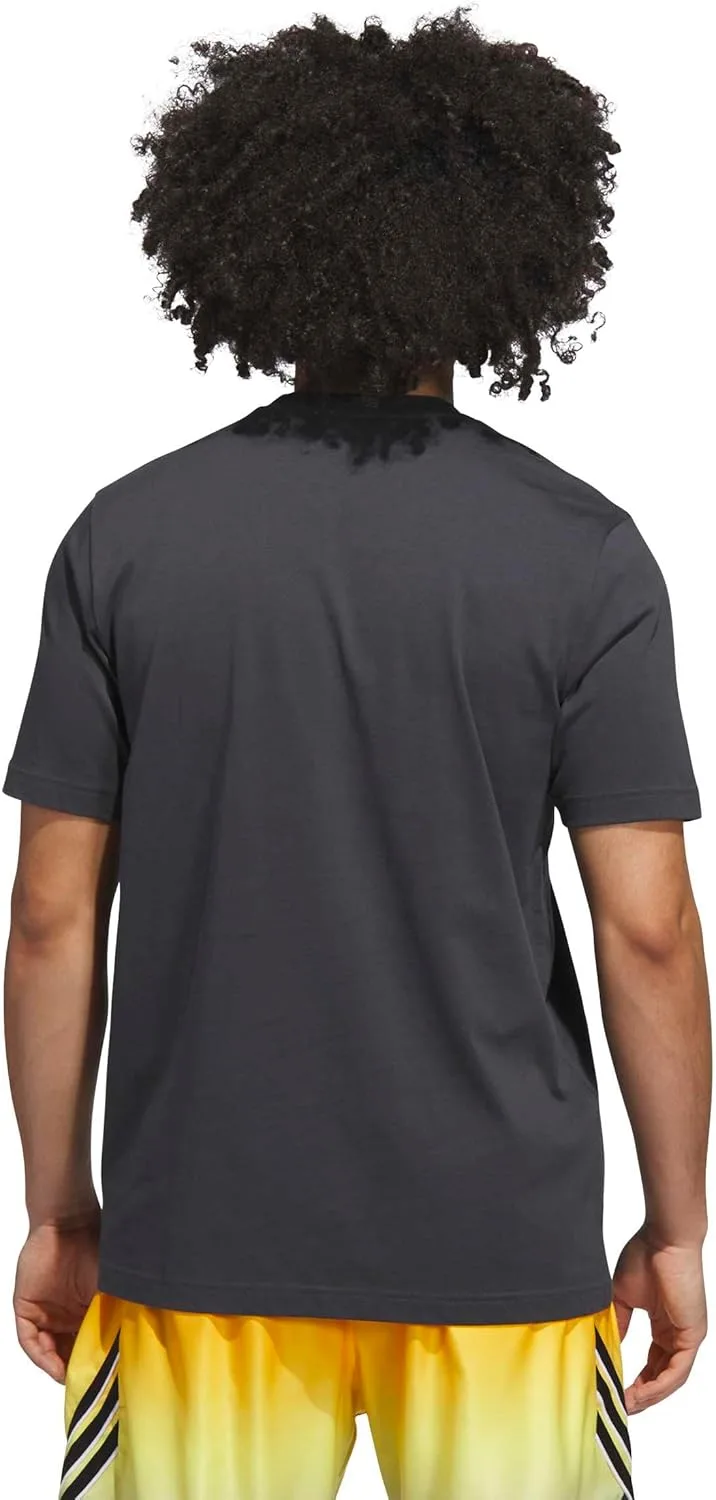 Футболка adidas Men's Millennium Hoops Graphic — фото 4