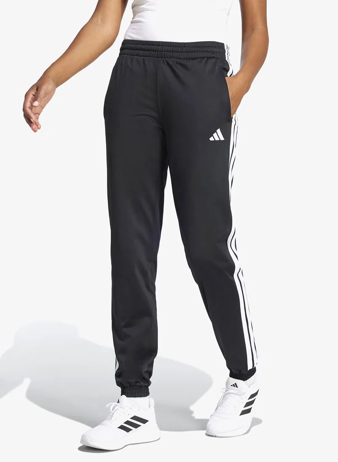 Брюки спортивные с блеском Dayready Adidas, черный