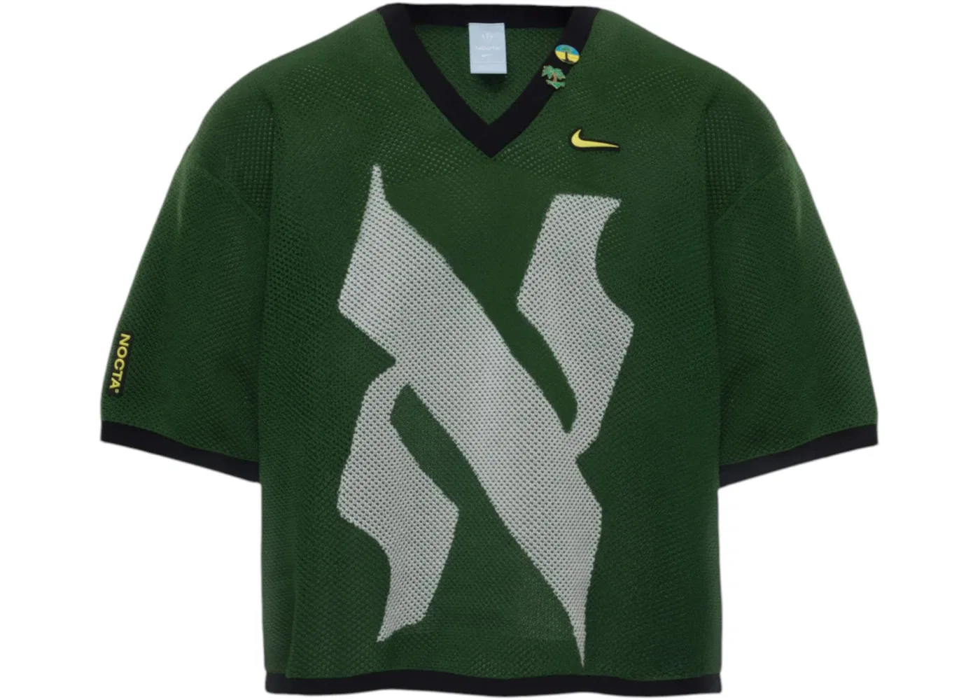 Мужская футболка с принтом Nike x NOCTA Summer Vybz Knit Short Sleeve Shirt Nike, Green