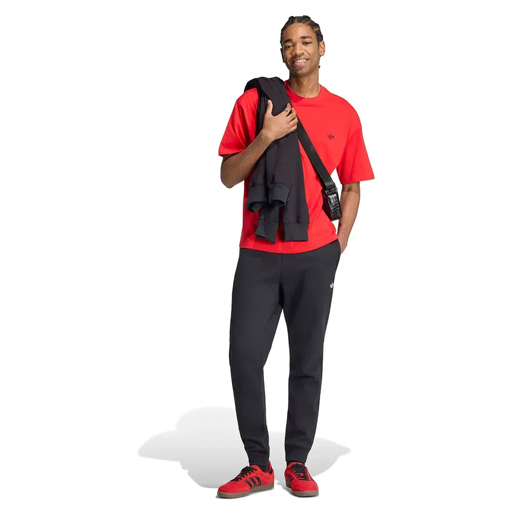 Мужские спортивные джоггеры с футером Trefoil Essentials Adidas Originals, Black — фото 4
