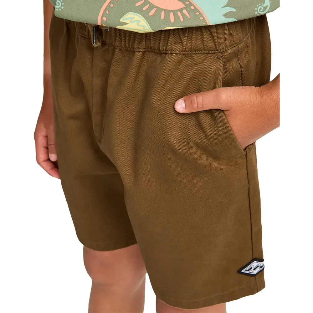 Шорты Larry Twill Billabong, коричневый — фото 4