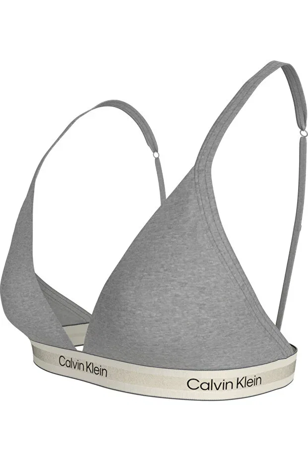 Женский бюстгальтер с бретельками-спагетти Calvin Klein, Gray — фото 2