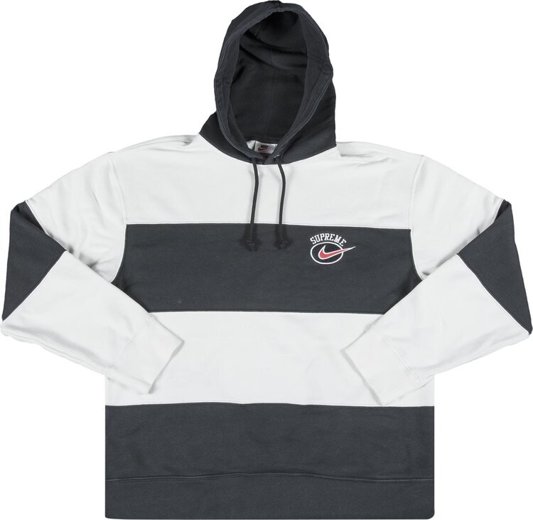

Толстовка Supreme x Nike Stripe Hooded Sweatshirt 'Black', черный