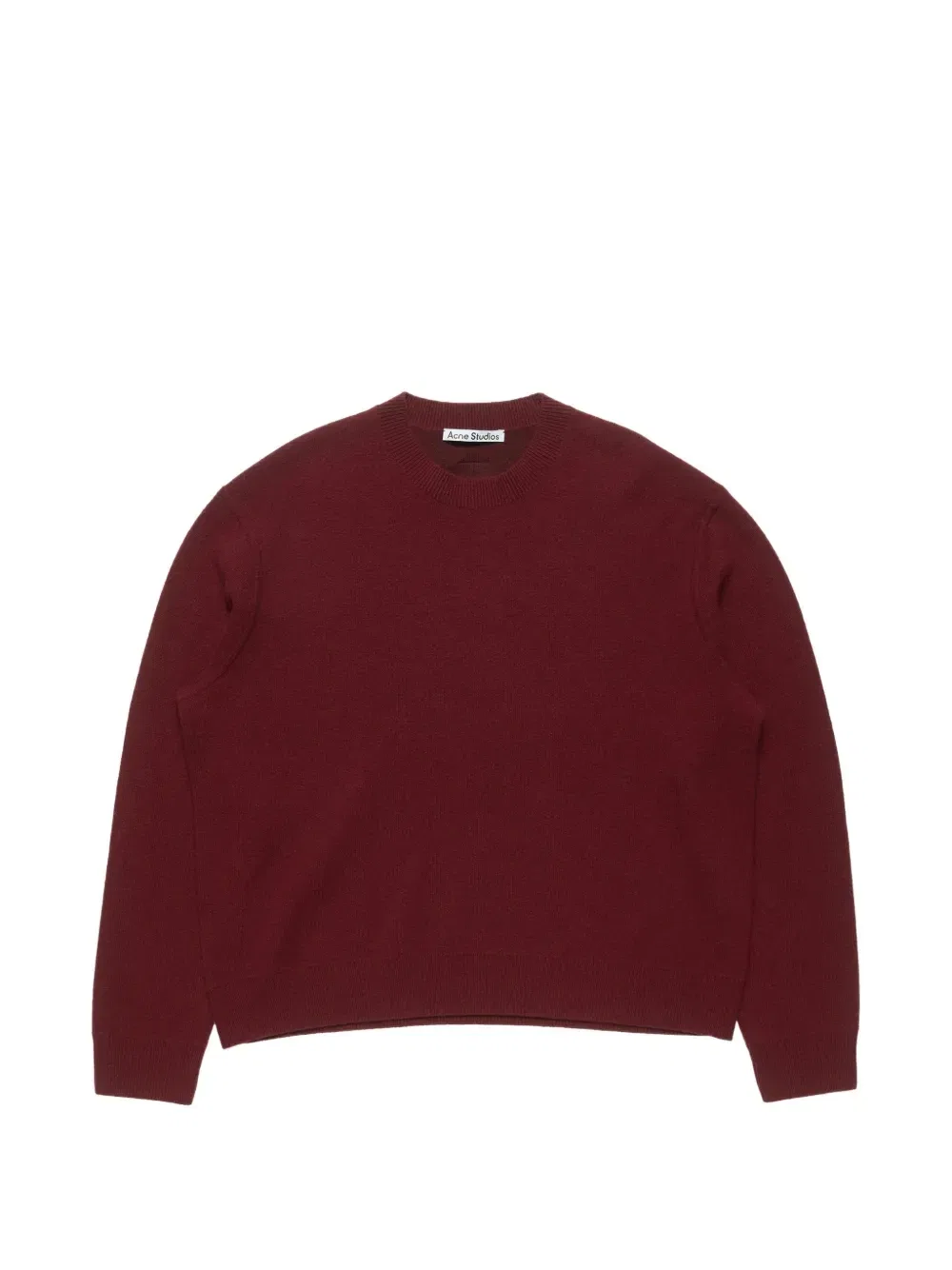 Свитер с круглым вырезом Acne Studios, красный