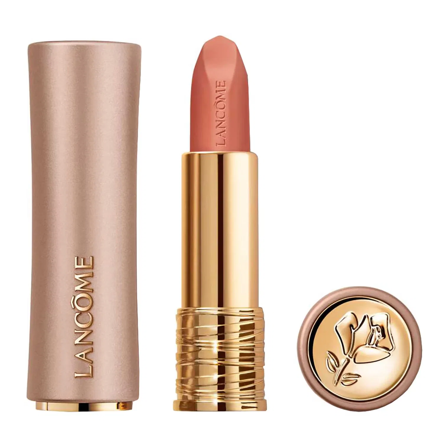 Помада матовая LANCÔME L'Absolu Rouge Intimatte 3,4 г, 299 French Cashmere — фото 3