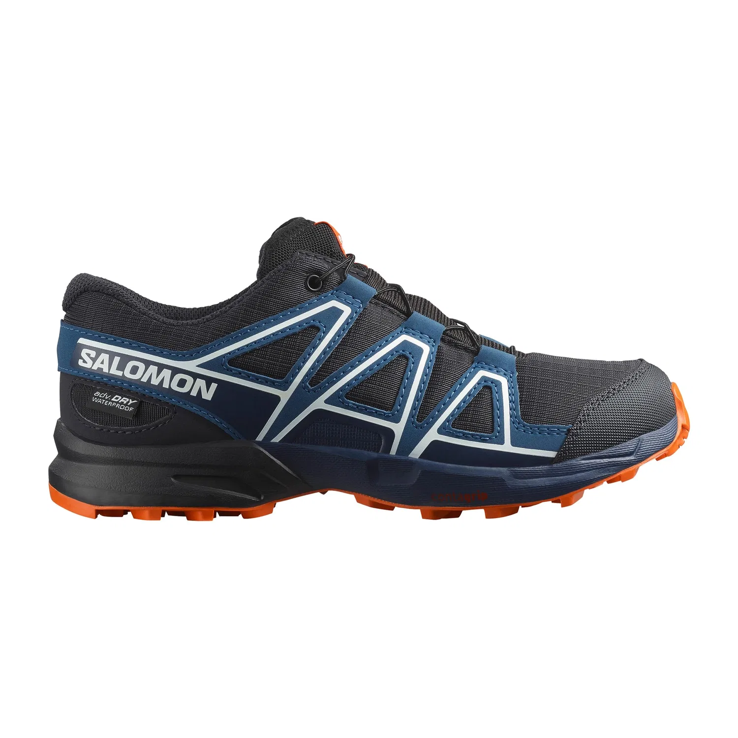 Детские трейловые кроссовки для мальчиков с водонепроницаемостью Speedcross Waterproof Salomon, Blue — фото 3