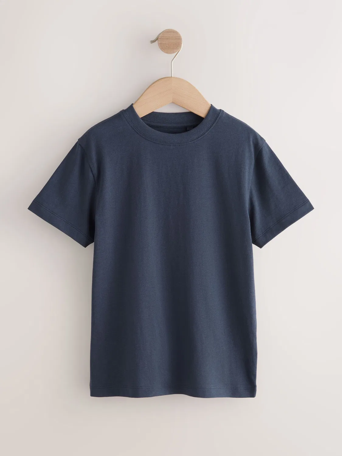 Футболки 4 шт., свободная посадка Next, navy/mid blue/charcoal/light blue — фото 4