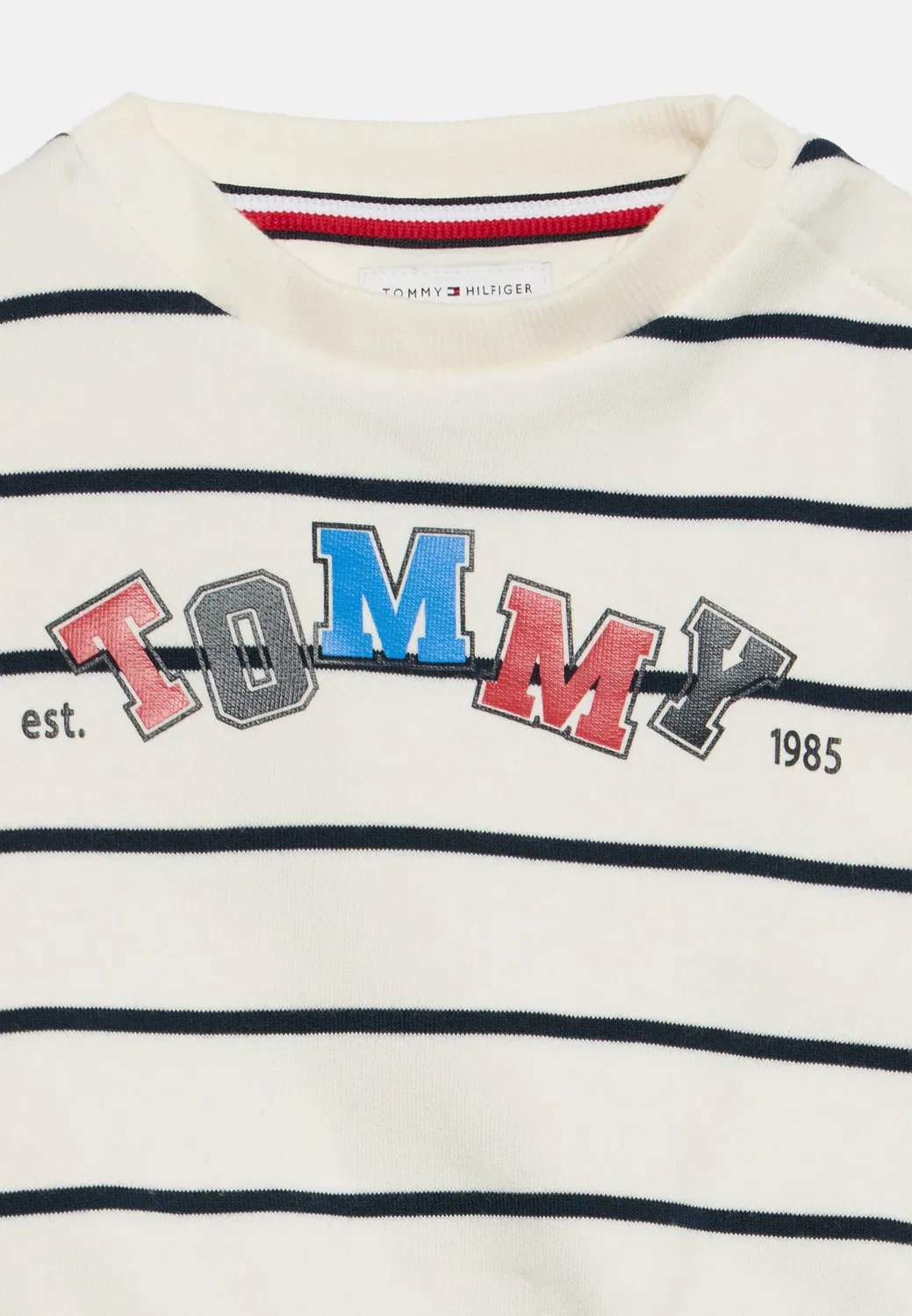 Толстовка унисекс с круглым вырезом Tommy Hilfiger, Off-White — фото 3