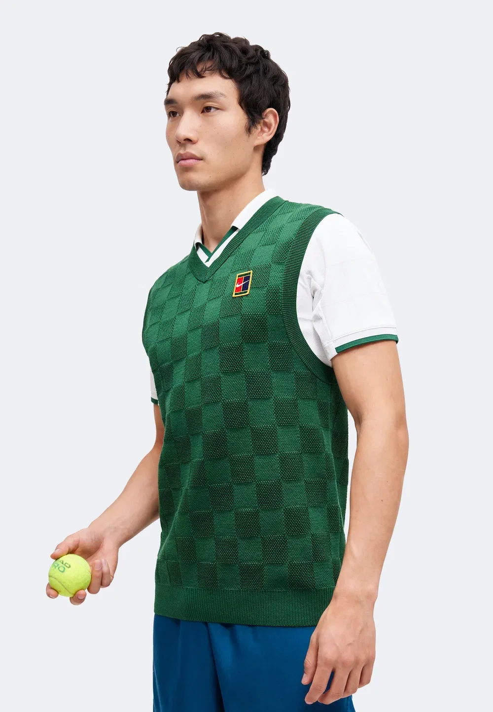 Жилет-Свитер Nikecourt Advantage Slam Nike Performance, Gorge Green — фото 4