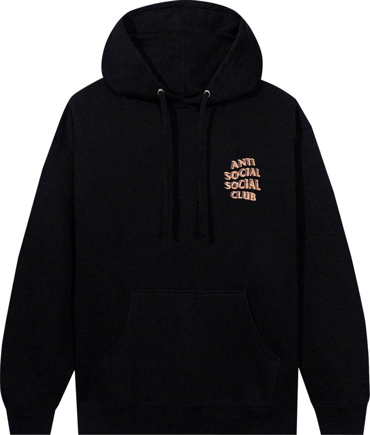 

Худи Anti Social Social Club White Picket Fence Hoodie Black, черный