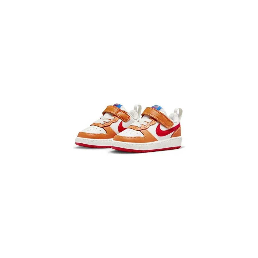 Кроссовки детские с закрытым носком Nike Court Borough Low 2 (TDV), Белый — фото 3