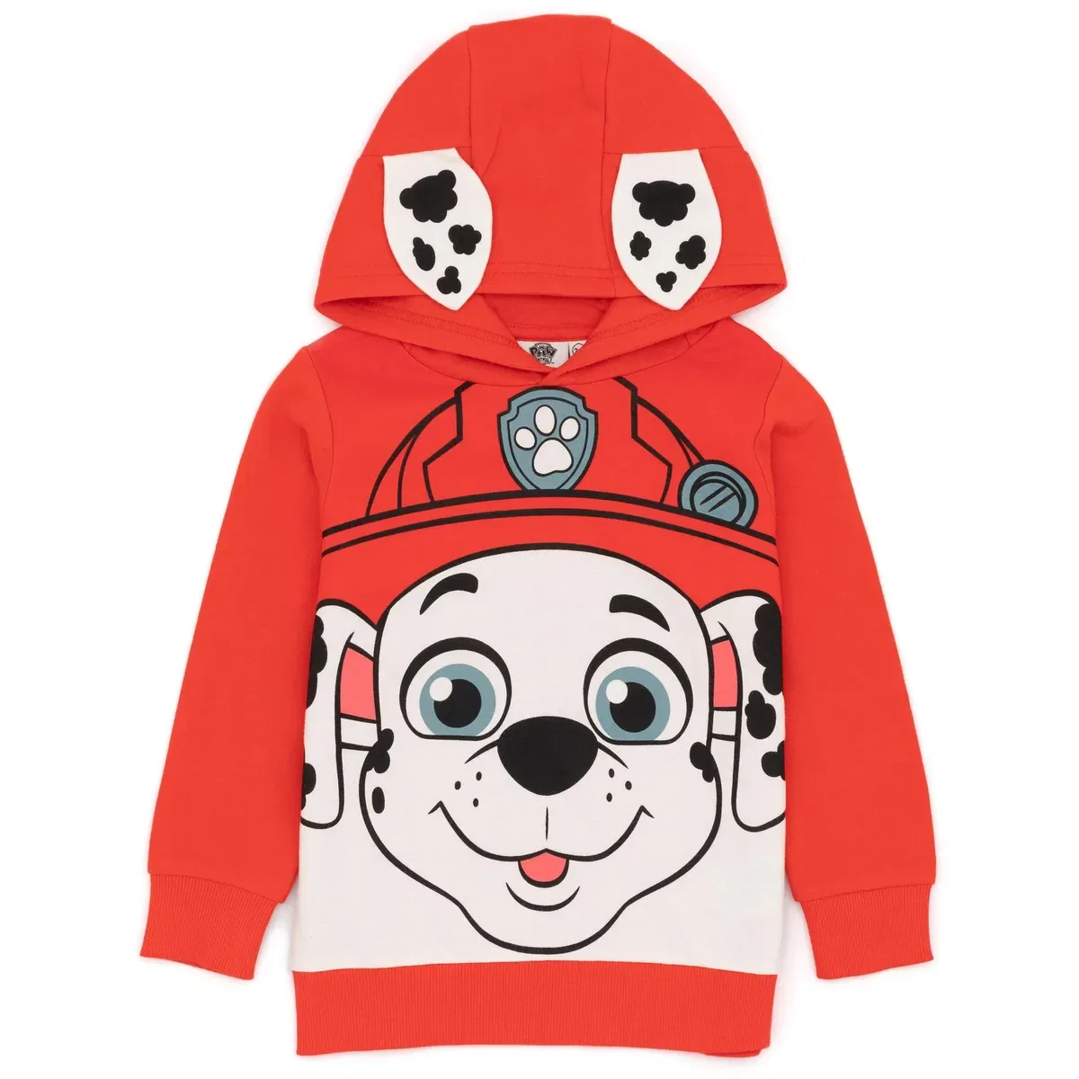 Детский худи с принтом для мальчиков Marshall Paw Patrol, Red