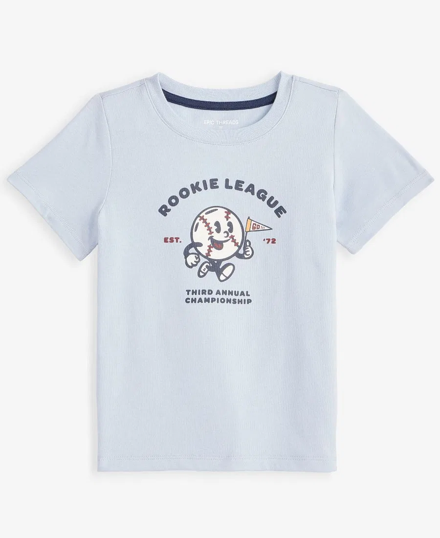 Детская футболка с принтом Rookie League Epic Threads, Niagara Mi