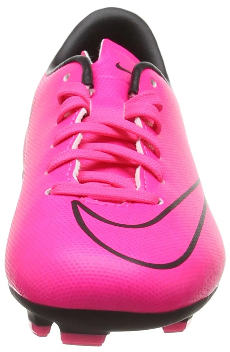 Детские бутсы для девочек Mercurial Victory V Fg NIKE, Pink Hyper Pink Hyper Pink Black — фото 4