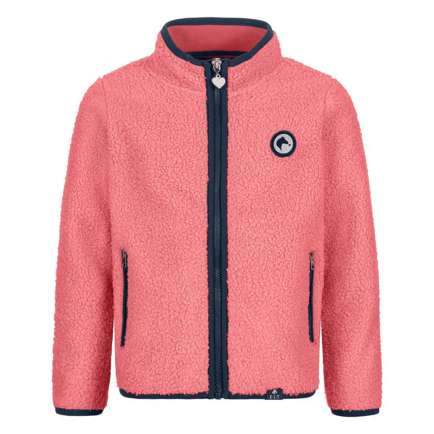 Детская флисовая куртка Lucky Lana Elt, Роза Wassermelonenrosa Scharlachrot