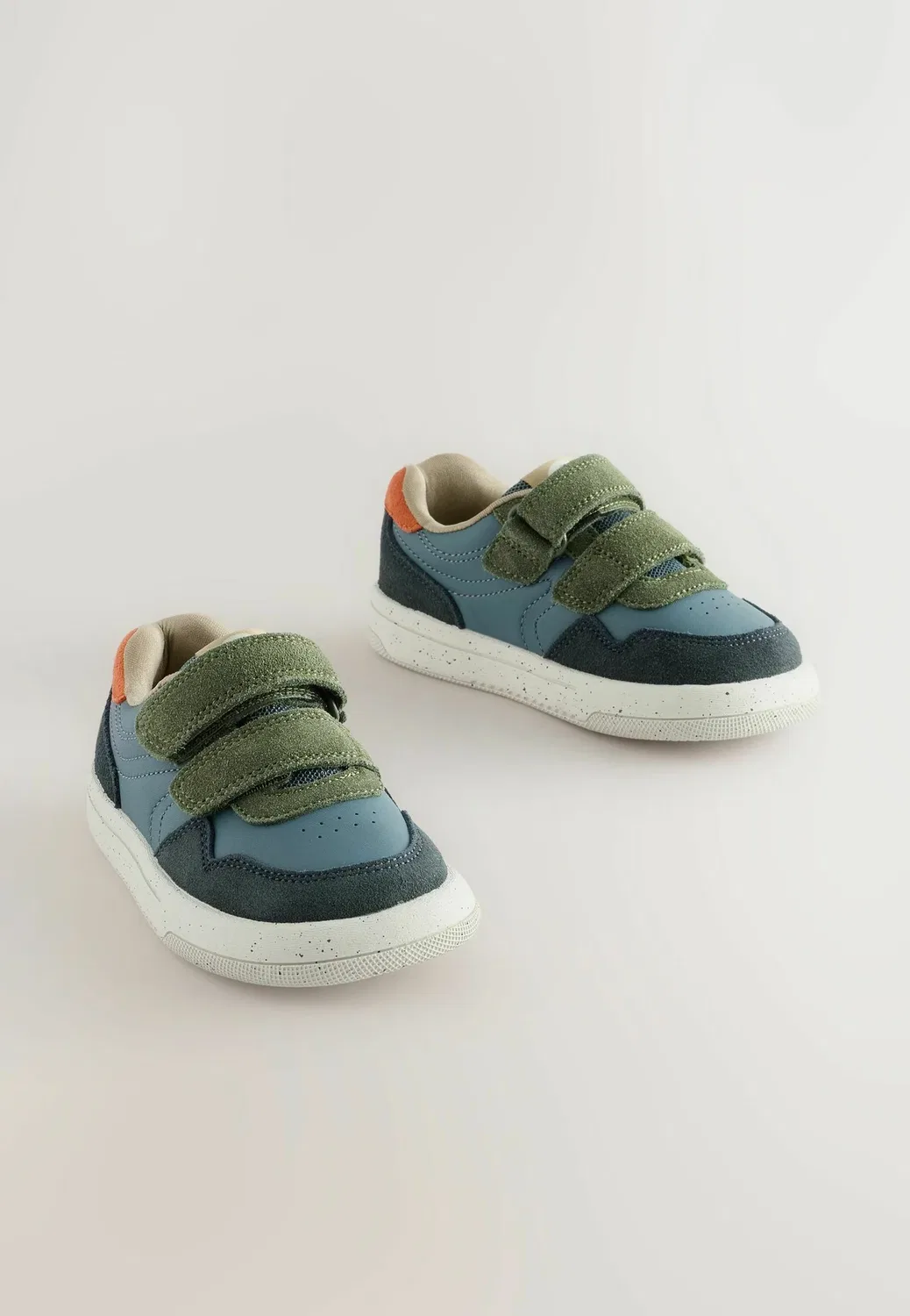 Детские кроссовки с застежкой-липучкой Barefoot - обувь для малышей Next, Colour Block — фото 2