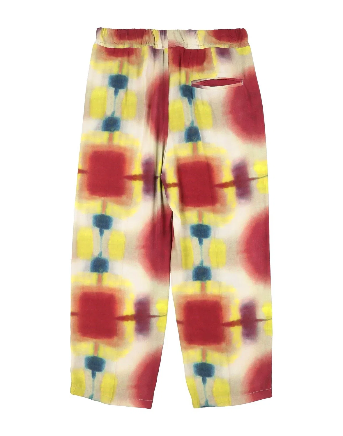 Мужские повседневные штаны с завязками Tie-Dyed Costumein, желтый — фото 2