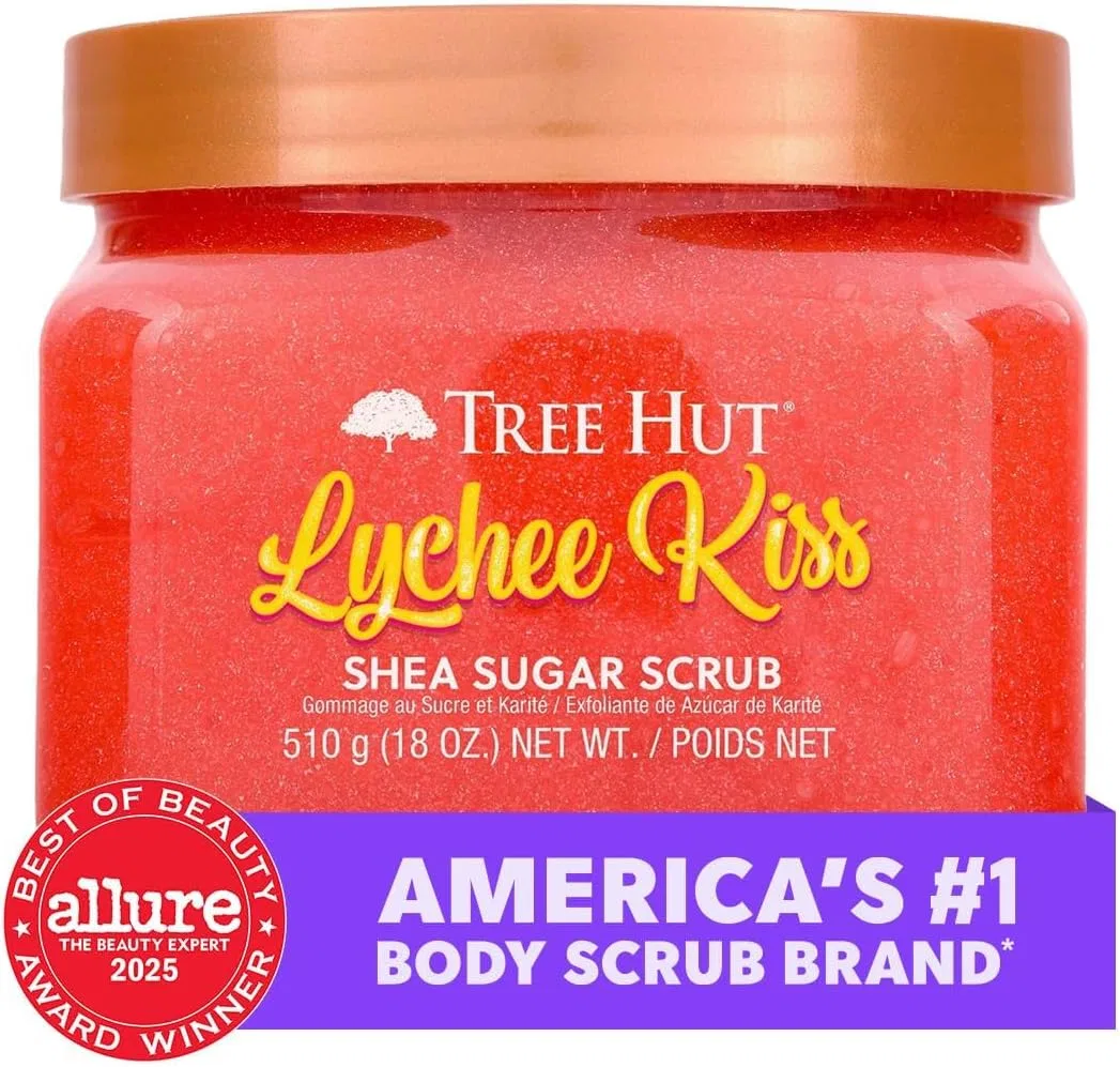 Скраб для тела Tree Hut Lychee Kiss Sheer Sugar, 18 унций — фото 3