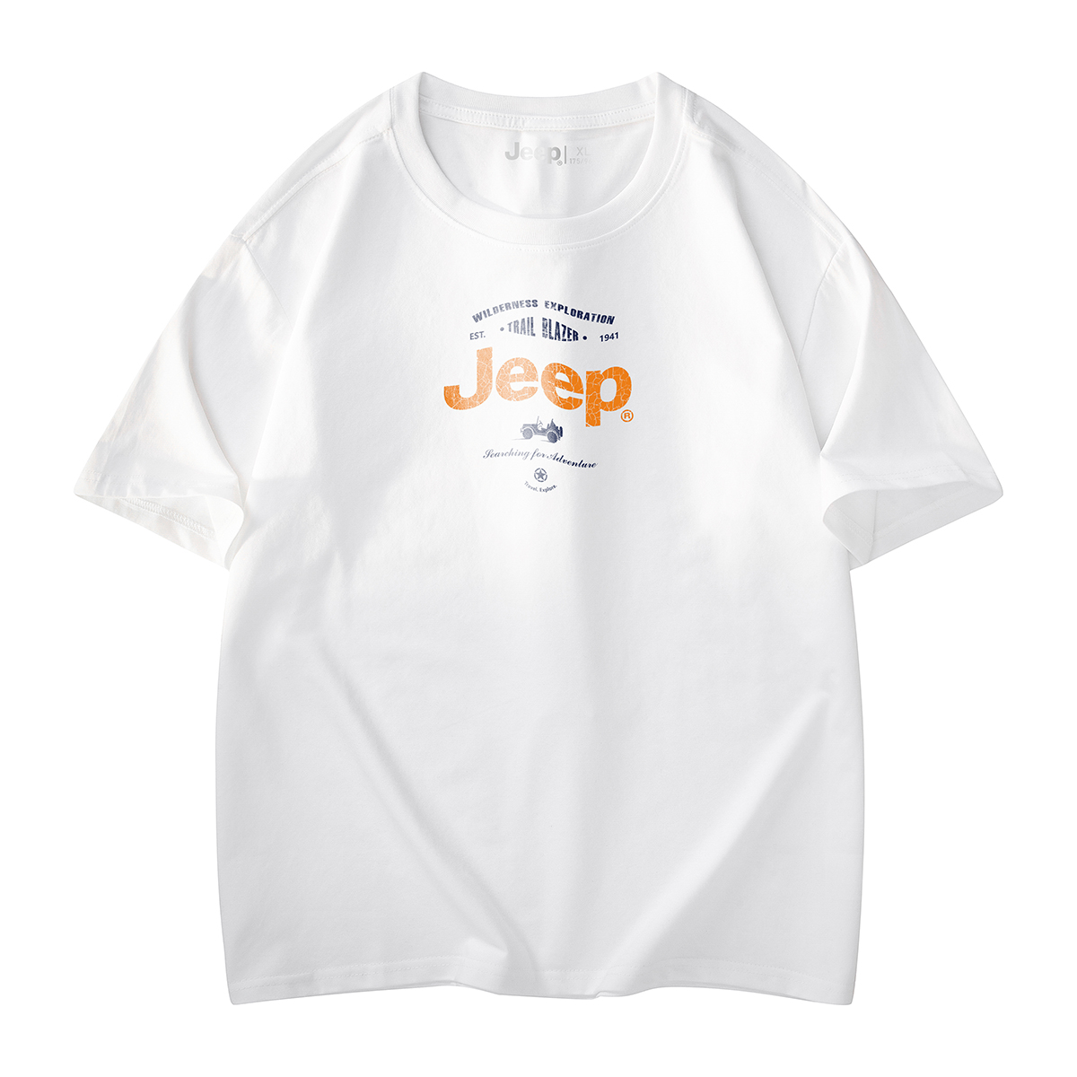 

Футболка унисекс Jeep, цвет хизер грей