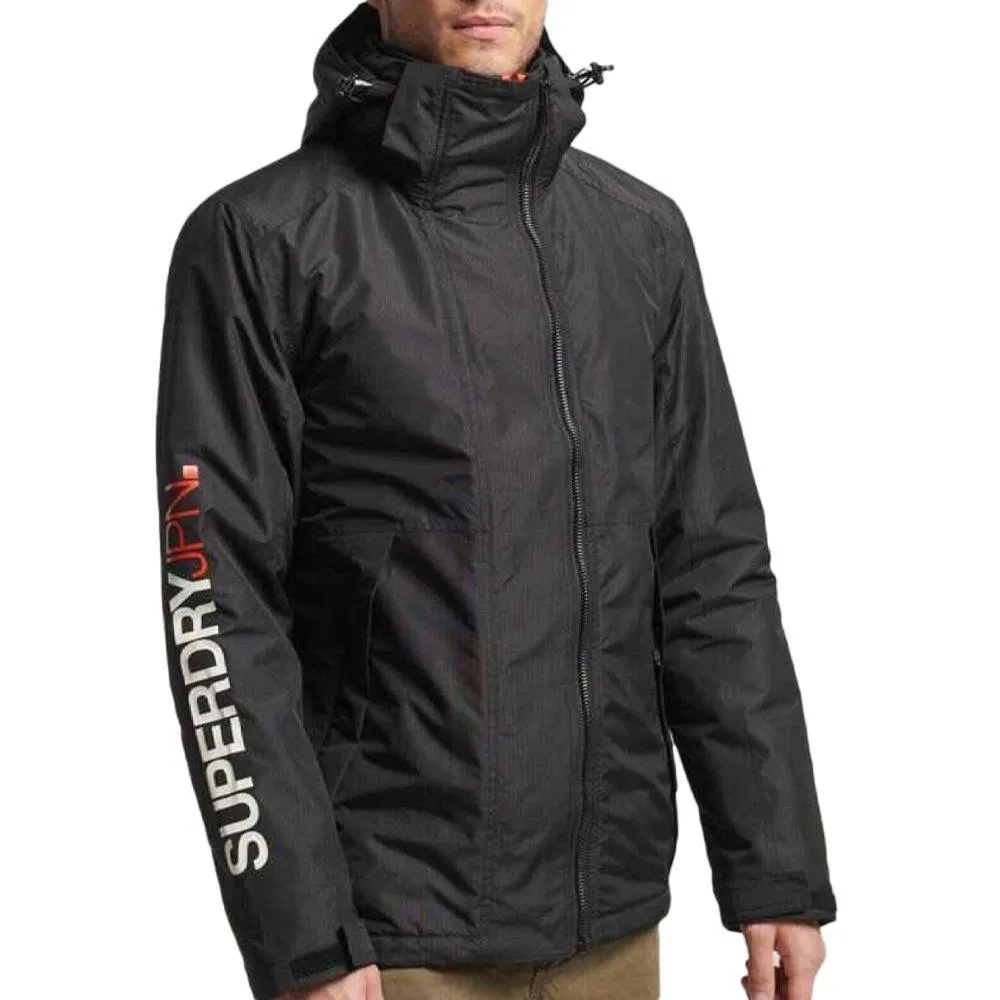 Мужское худи с капюшоном Superdry, Schwarz — фото 2