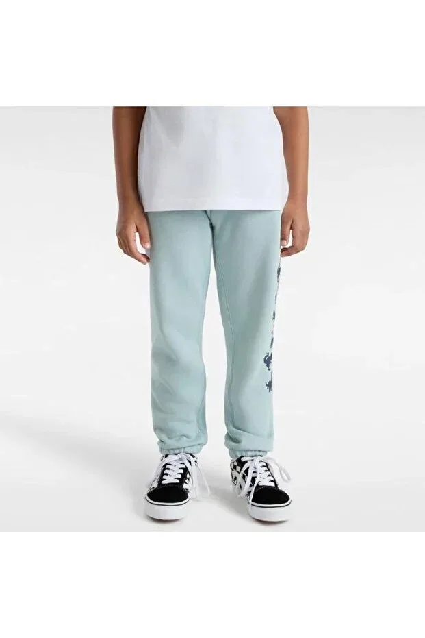 Детские штаны для девочек с принтом Kd dino pants Vans, Gray Mist