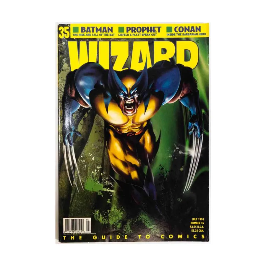

Журнал #35 "Wolverine, George Perez, Prophet Margin" (Wolverine Cover), Wizard Magazine