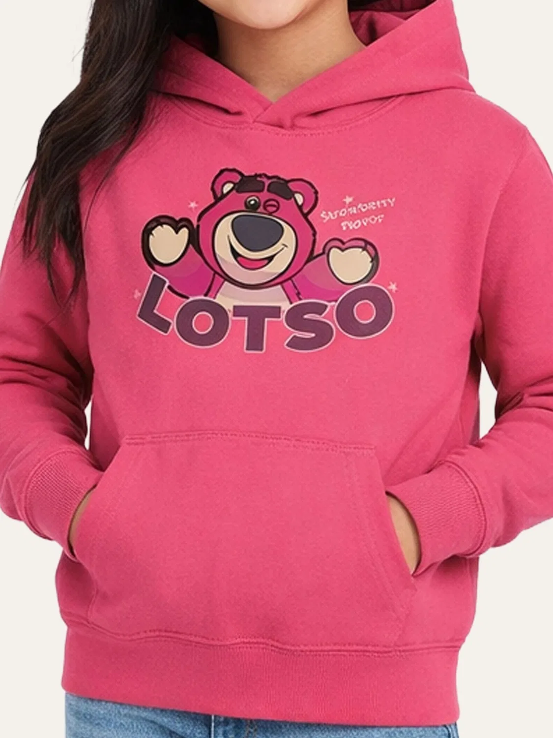 Худи Toy Story Graphic Lotso Brand Threads, розовый — фото 3
