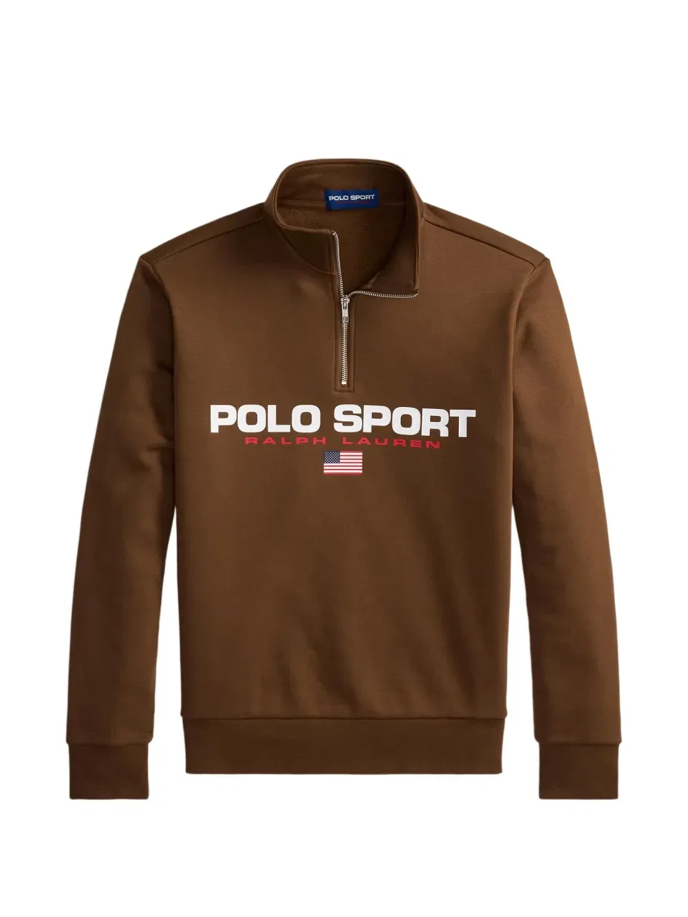 Толстовка Polo Sport на молнии Polo Ralph Lauren, коричневый