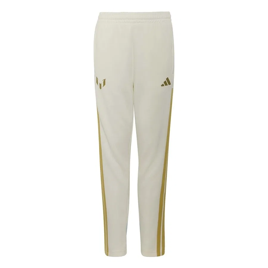 Детские спортивные штаны с регулируемым поясом adidas Messi Hot Pnt Y, Белый