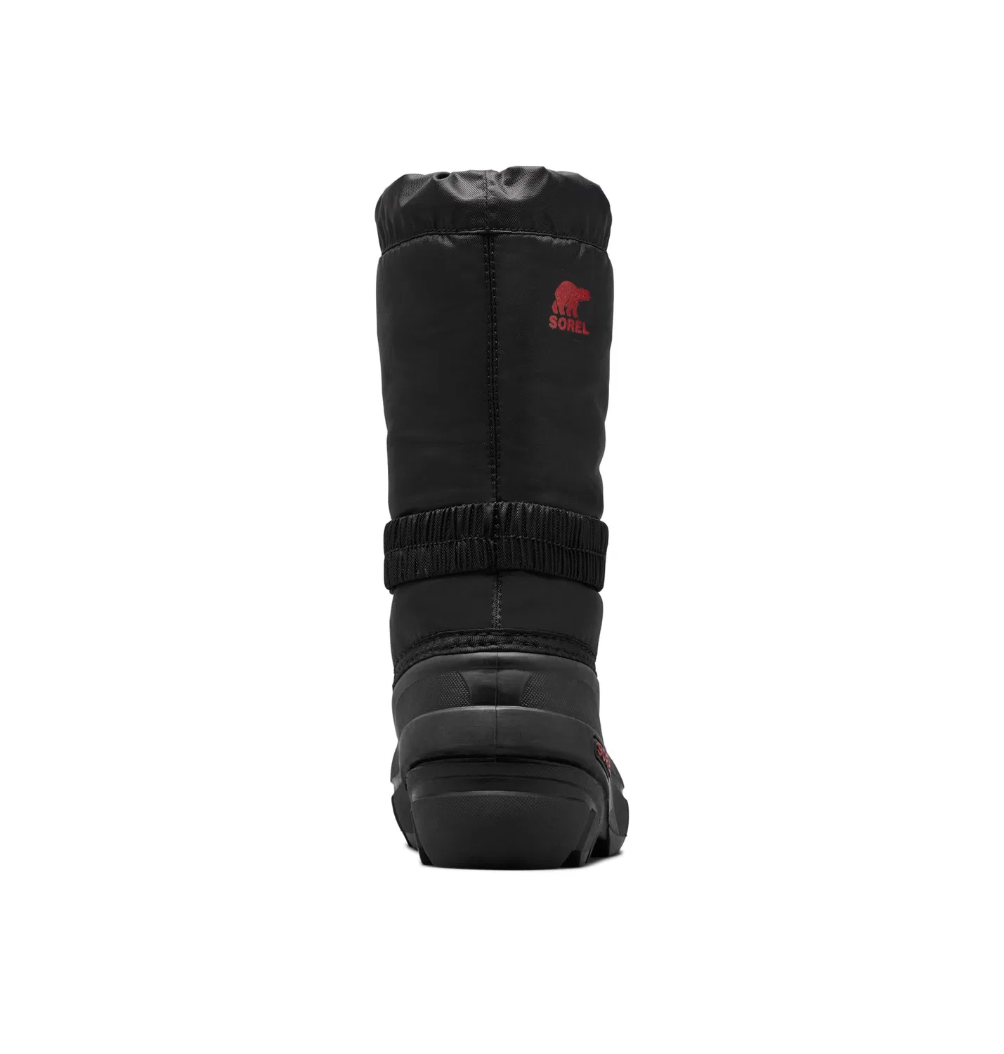 Детские зимние ботинки для девочек с водонепроницаемым верхом Youth Collection Sorel, Black Bright Red — фото 2