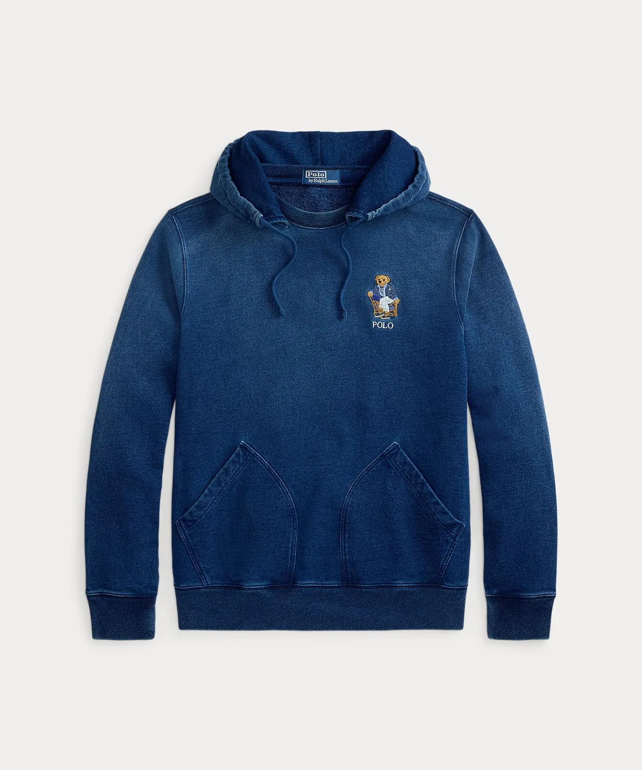Мужской худи с длинным рукавомPolo Bear Indigo Terry POLO RALPH LAUREN, Navy — фото 2