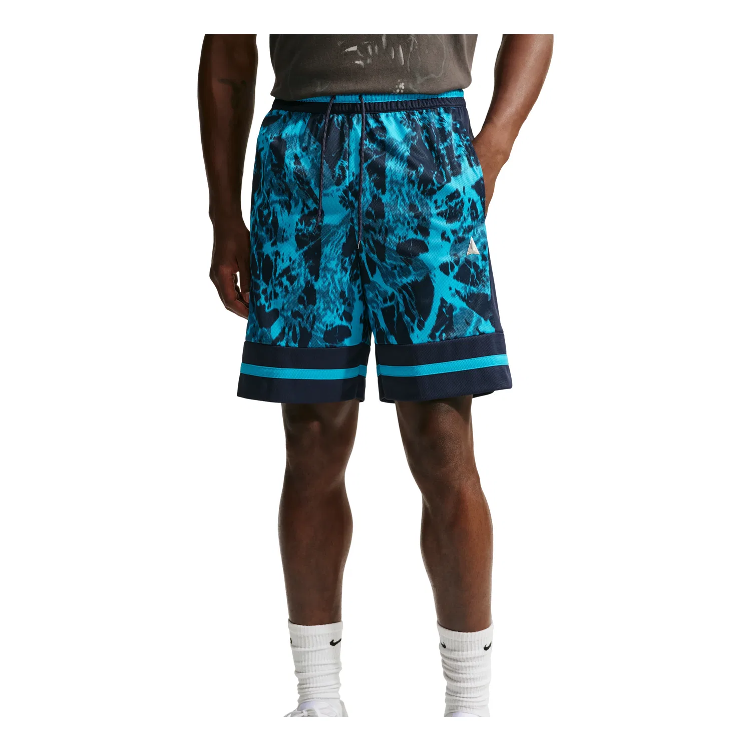 Мужские шорты Ja 8" Dri-FIT Shorts 'Obsidian Light Current Blue Metallic Silver' Nike, Obsidian/Light Current Blue/Metallic Silver