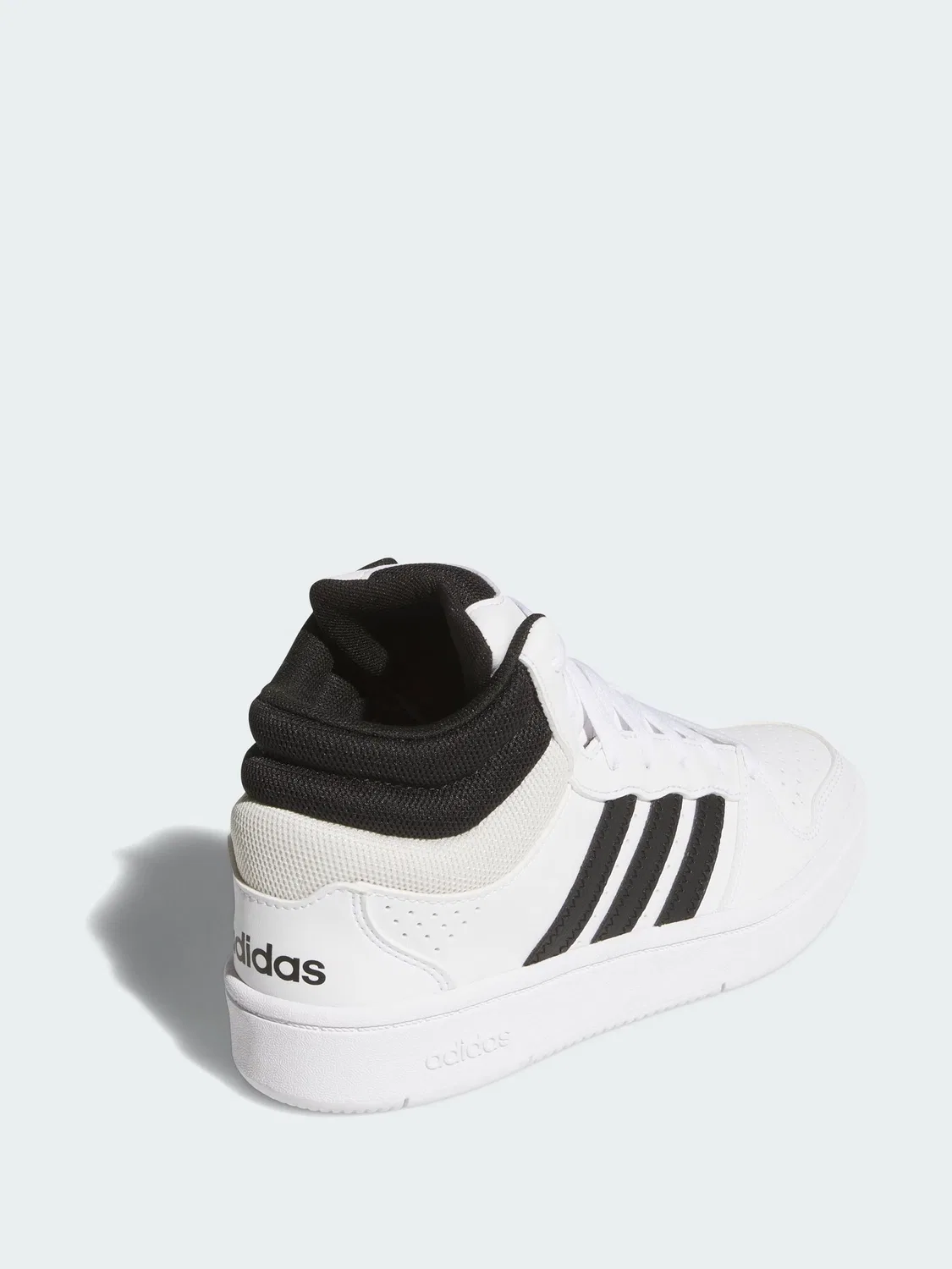 Кроссовки баскетбольные Hoops Mid Classic adidas, белый — фото 2