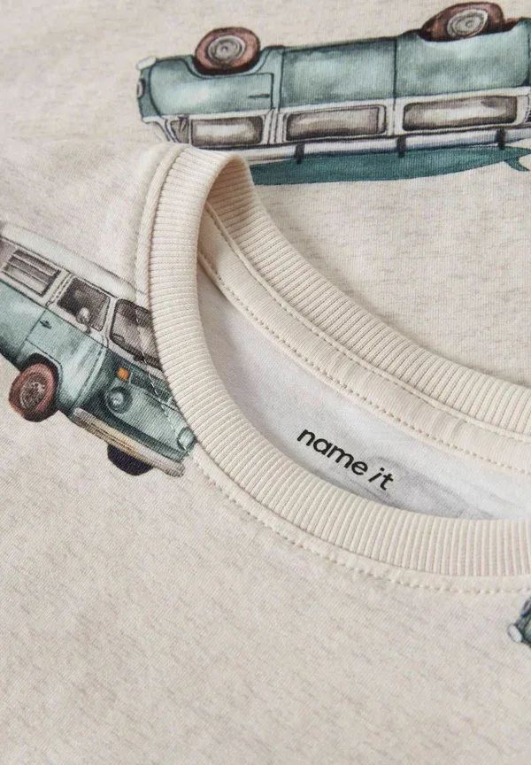 Футболка с принтом Print t-shirt Name It peyote melange — фото 3