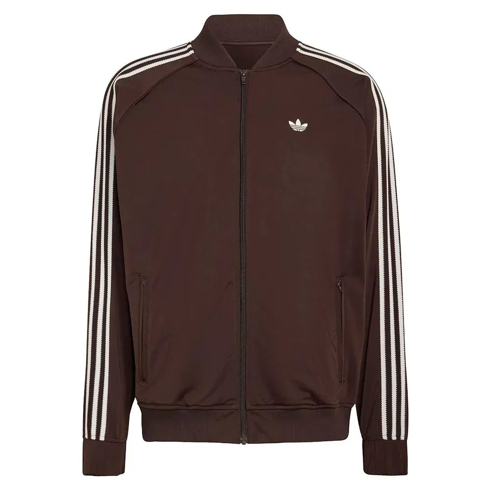 Худи на молнии Britcore Adidas Originals, коричневый — фото 3