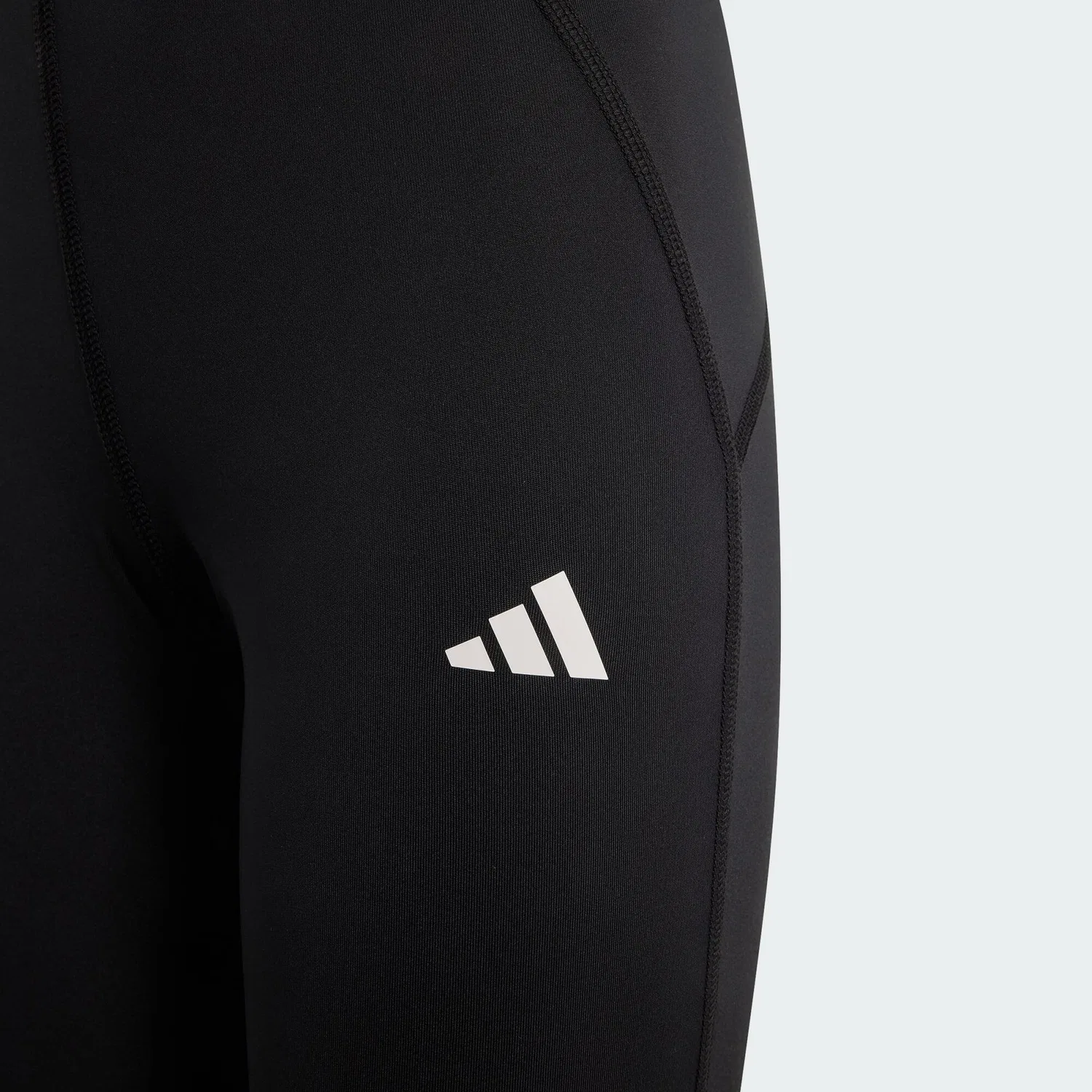 Детские компрессионные леггинсы Techfit Lange Leggings Adidas, Schwarz Weiss — фото 2