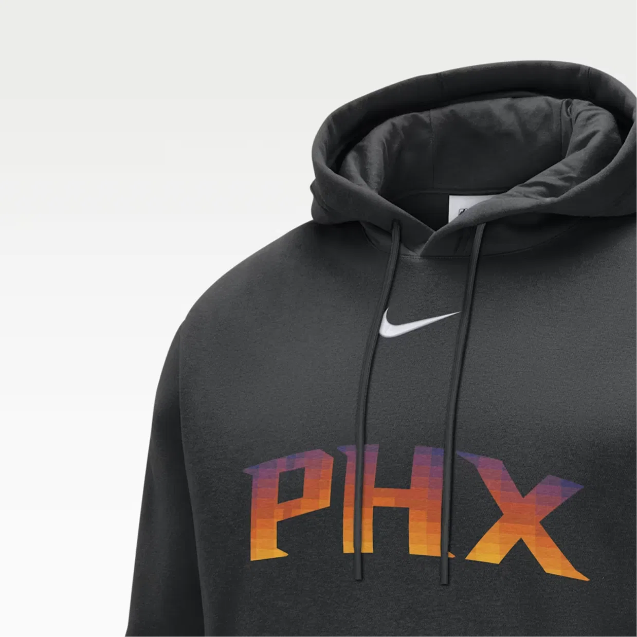 Мужское худи с принтом Phoenix Suns City Edition Nike, Black — фото 4
