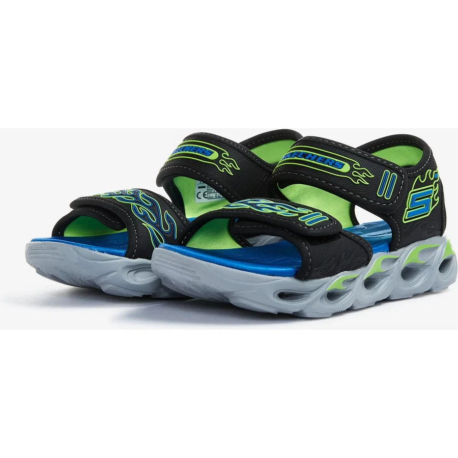 Сандалии с подсветкой Skechers, Черный — фото 4