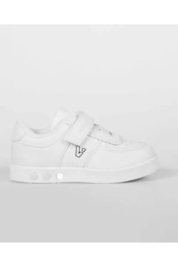 Детские кроссовки для мальчиков со светодиодами Vicco, White