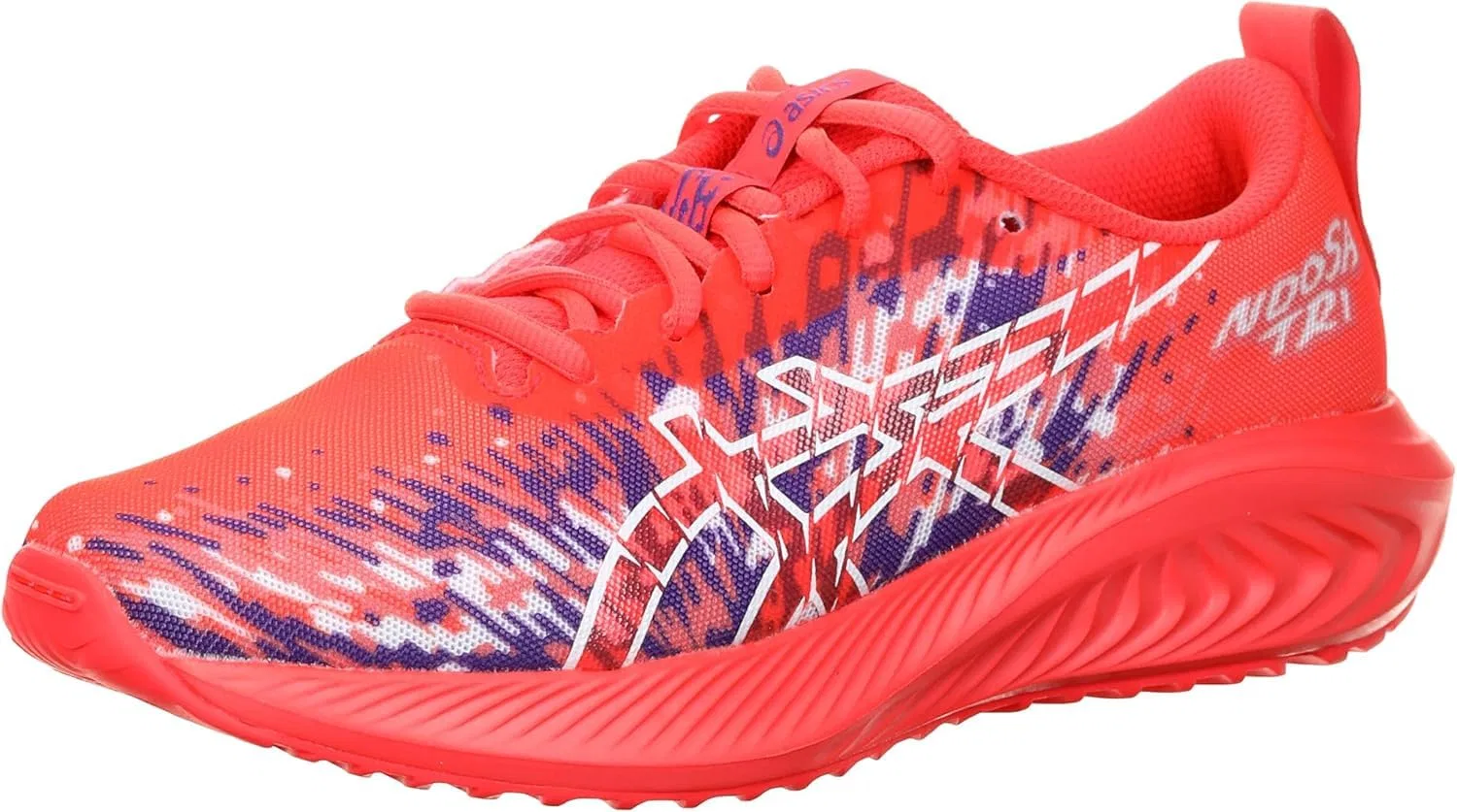 Детские спортивные кроссовки для мальчиков с принтом Gel-Noosa Tri 16 GS ASICS, Flash Red White