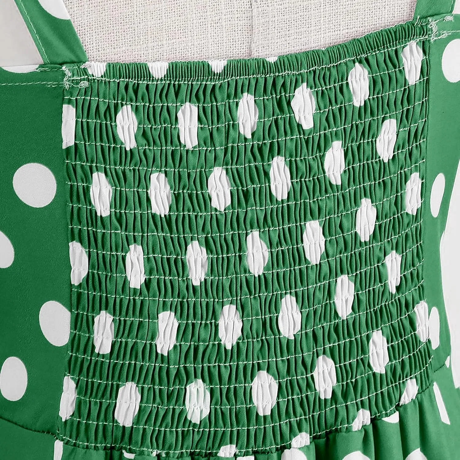 Женское платье с ретро-принтом Swing Dress, Green — фото 4