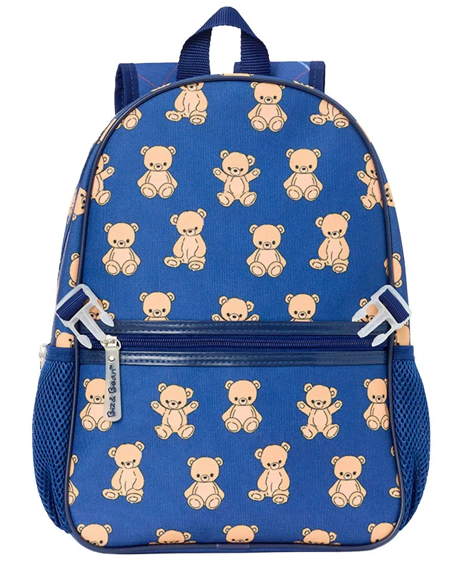 Детский рюкзак с ланч-боксом Bear Preschool, комплект Biz & Bean, Blue/Yellow — фото 2
