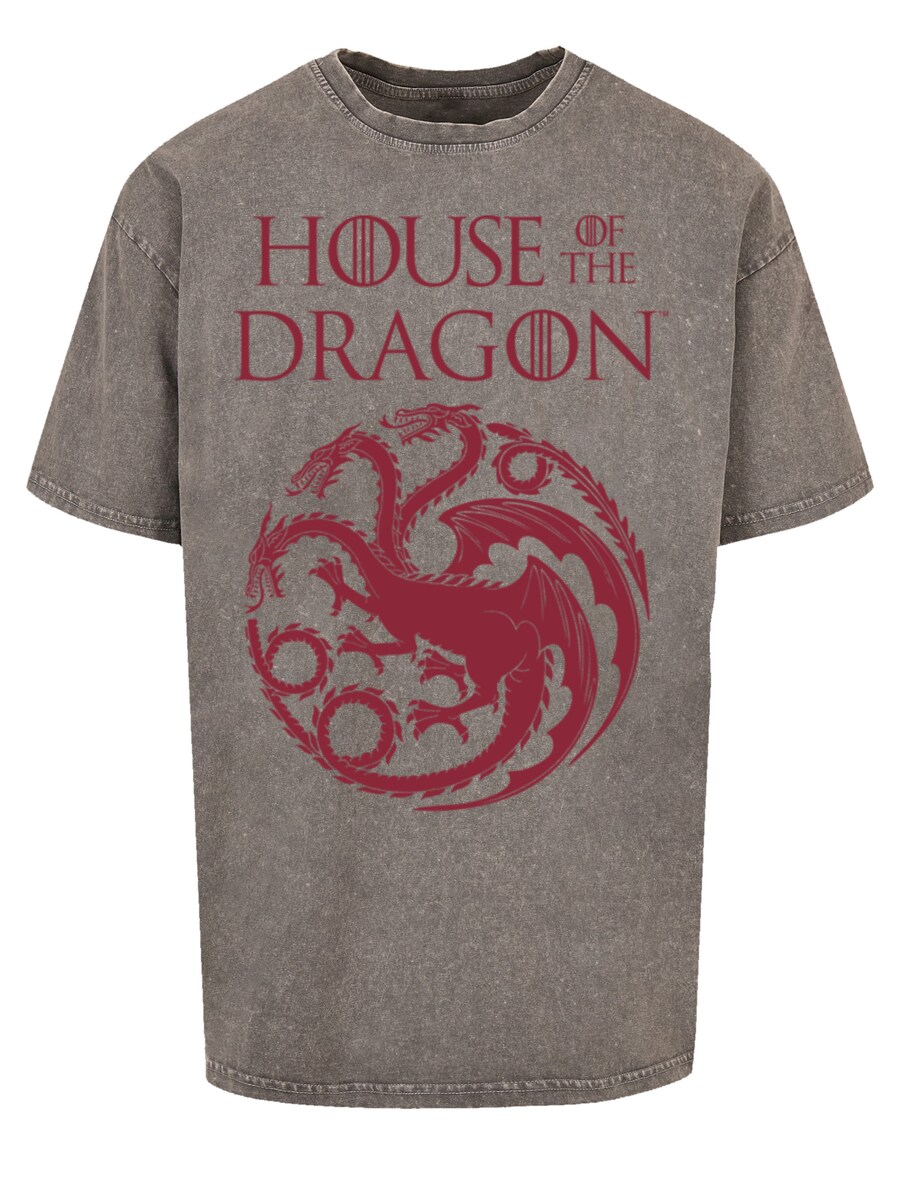 

Рубашка F4NT4STIC House Of The Dragon Targaryen Crest Logo, графитовый