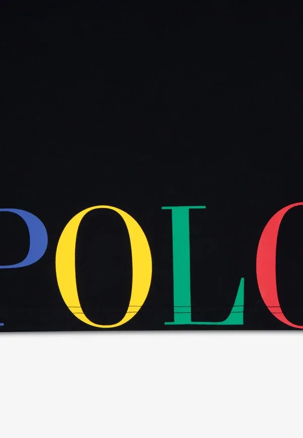 Футболка и шорты с принтом Tee - pyjama set Polo Ralph Lauren, polo black, черный — фото 4