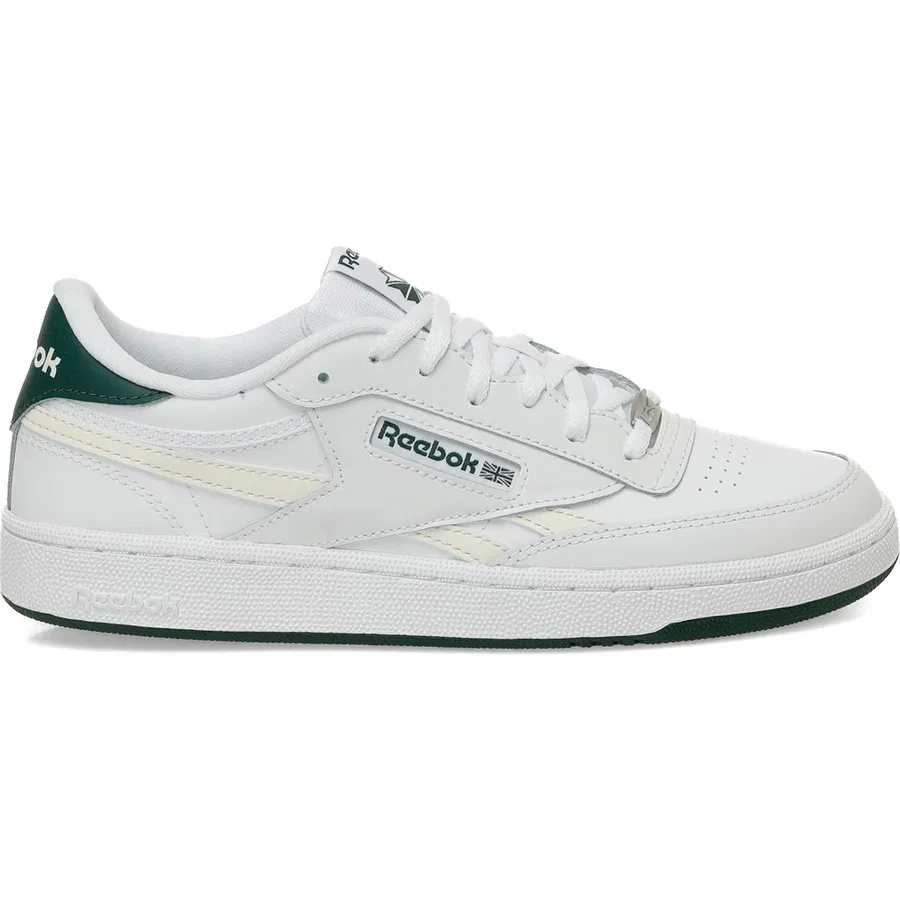 Кроссовки спортивные с кожаным верхом Club C Revenge Reebok, Beyaz Koyu Yesil