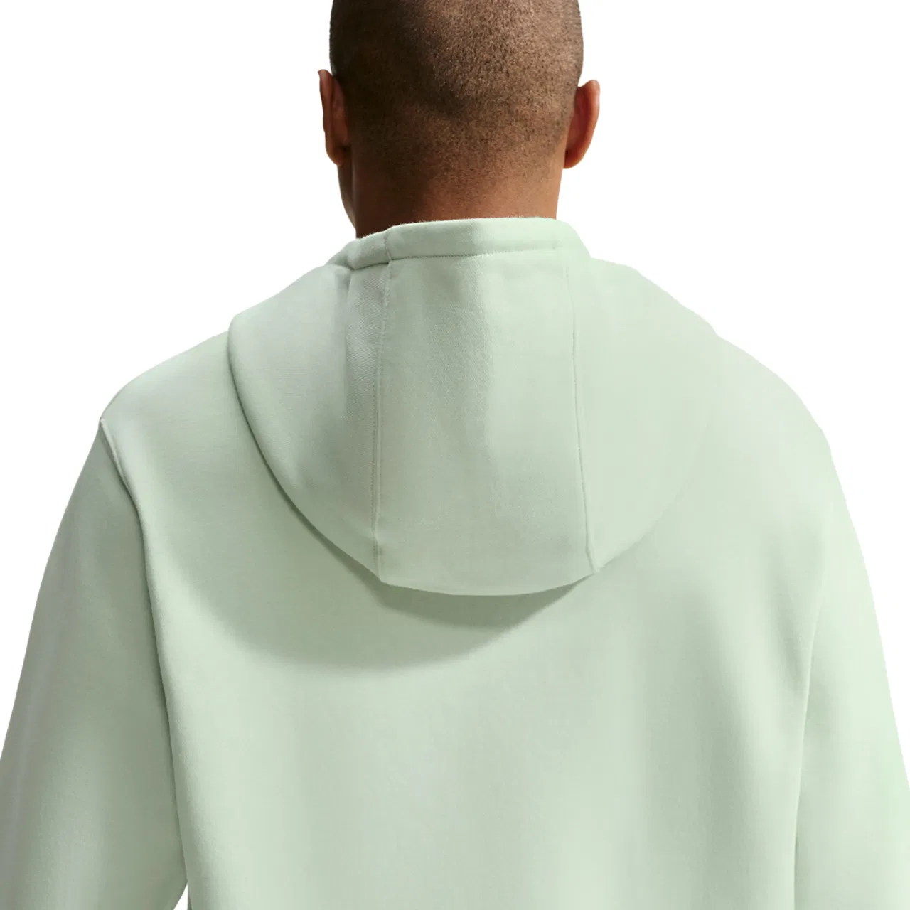 Толстовка мужская Club Pullover Nike, цвет Jade Aura/Jade Aura/White — фото 2
